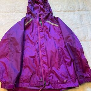 L.L Bean Wind and rain jacket, lined (kids)